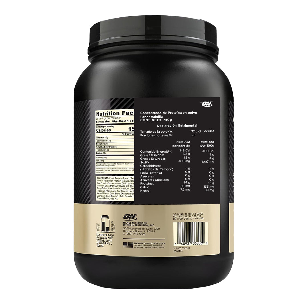 ON Proteína Gold Standard 100% Plant