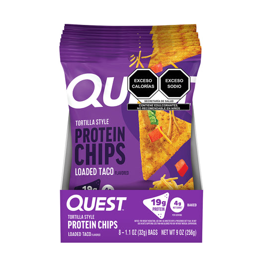 Quest Chips horneadas de proteína sabor Taco