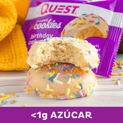 2 Pack Quest Galleta Cubierta sabor a Pastel de Cumpleaños