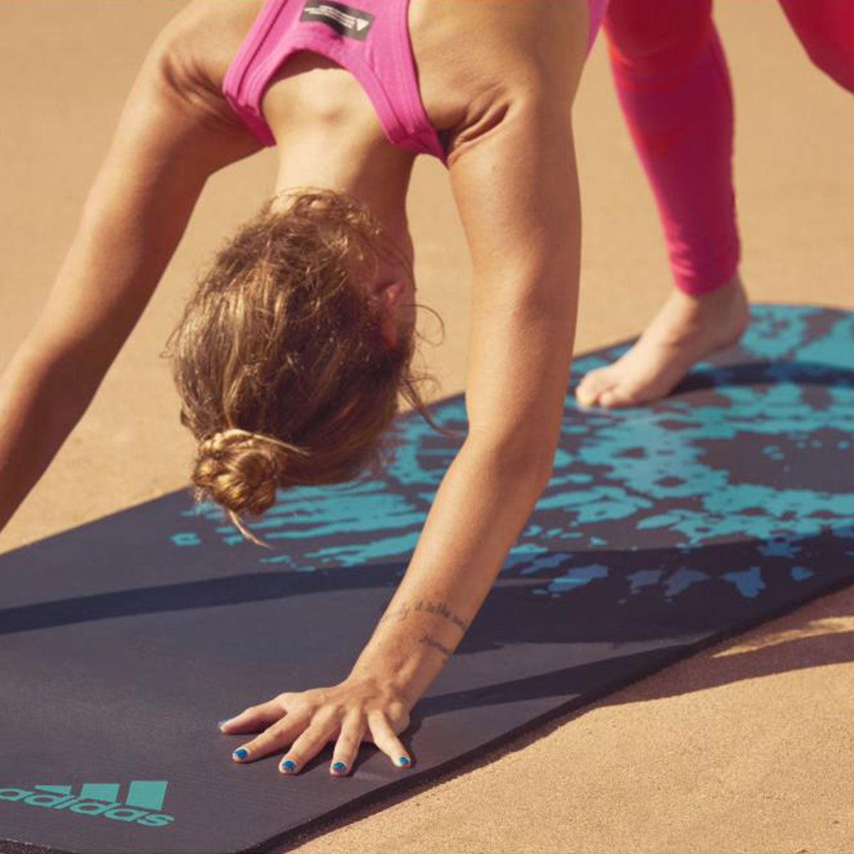 Adidas Tapete para Yoga Tie Dye Azul 10mm