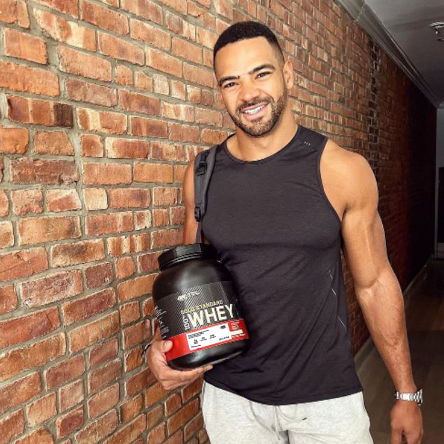 ON Gold Standard 100% Whey Sabor Chocolate blanco 5LB