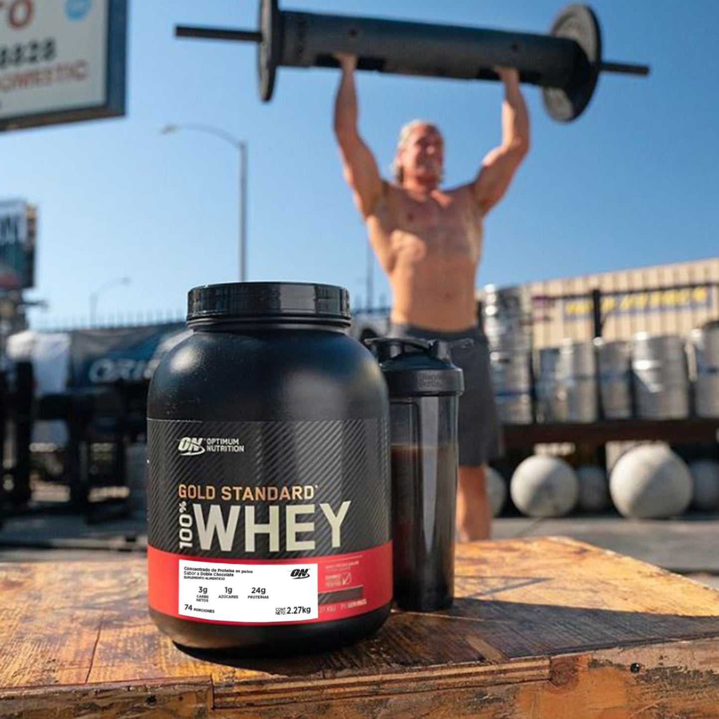 ON Gold Standard 100% Whey Sabor Doble Chocolate 5LB