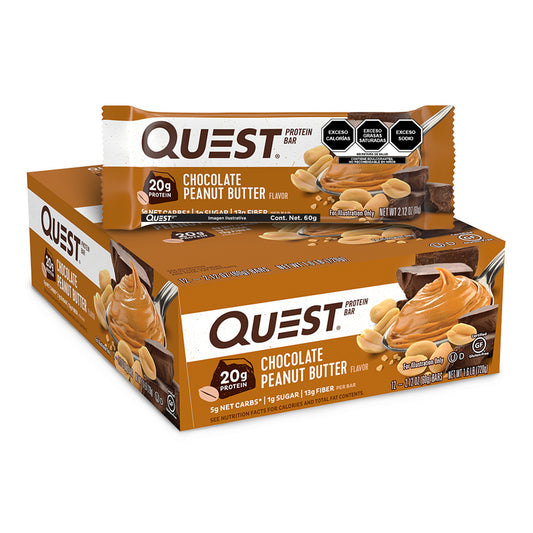 Quest Barra sabor a Chocolate y Crema de Cacahuate