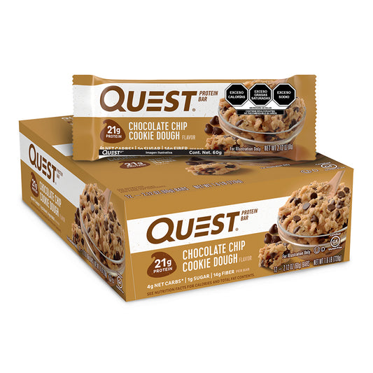 Quest Barra sabor a Frambuesa con Chocolate Blanco