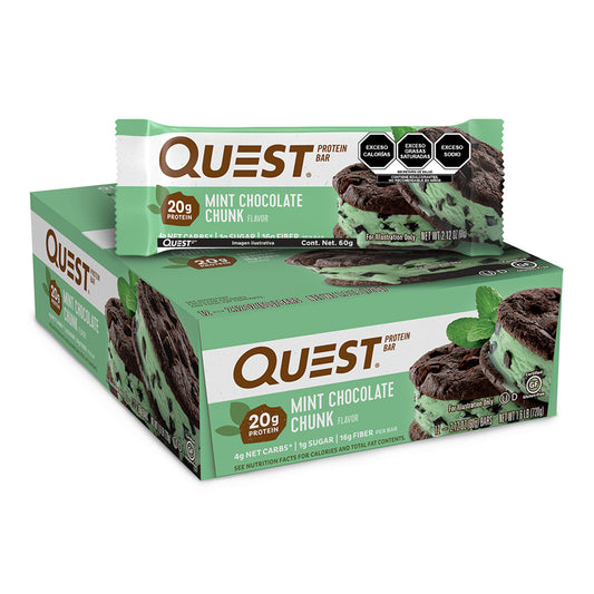 Quest Barra sabor a Menta con Chocolate en Trozos