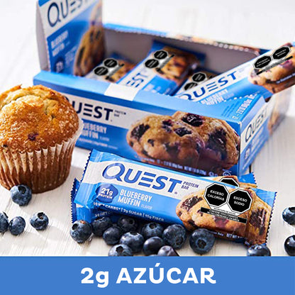 Quest Barra sabor a Muffin de Mora Azul