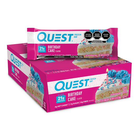 Quest Barra sabor a Pastel de Cumpleaños