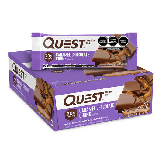 Quest Barra sabor a Trozos de Chocolate y Caramelo