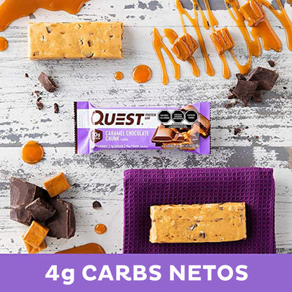 Quest Barra sabor a Trozos de Chocolate y Caramelo