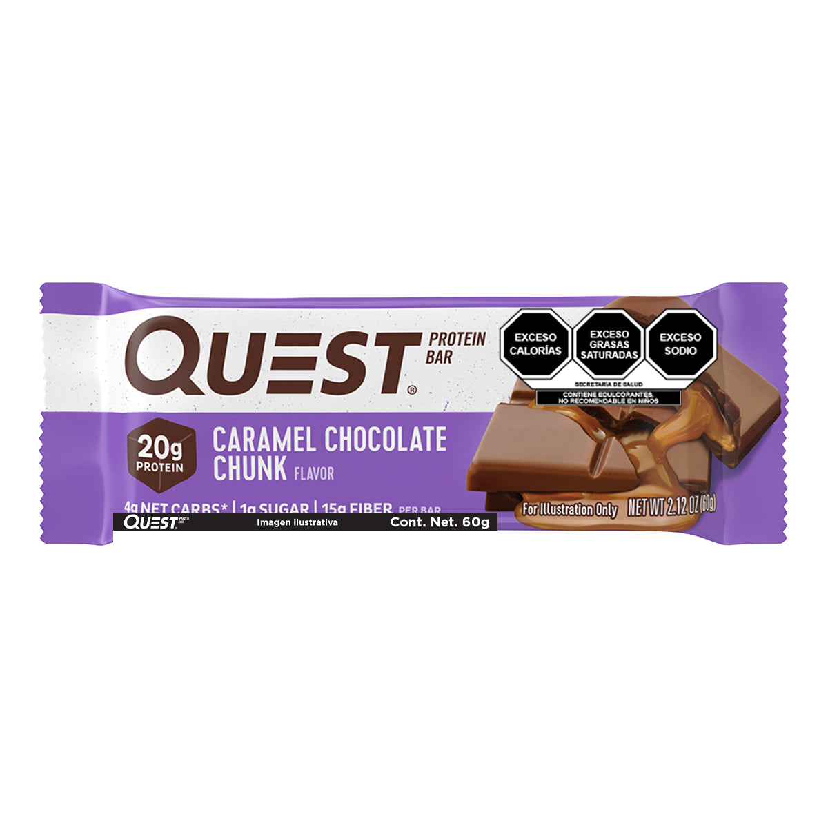 Quest Barra sabor a Trozos de Chocolate y Caramelo_1