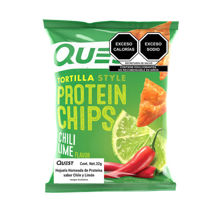 Quest Hojuela horneada de proteína sabor Chile y Limón