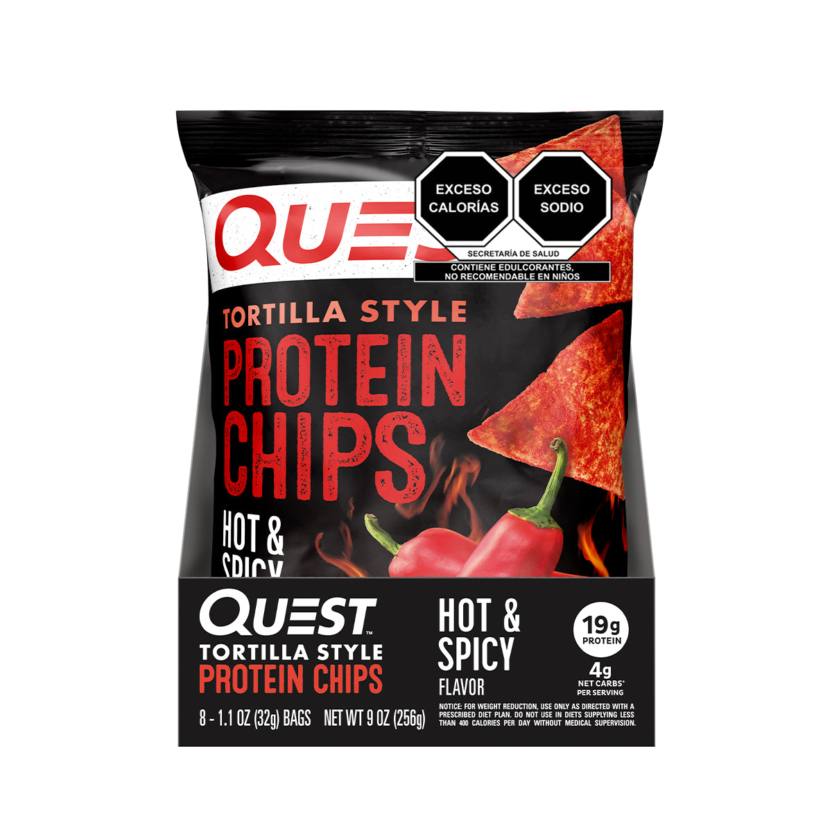 Quest Chips horneadas de proteína sabor Chilito Picosito