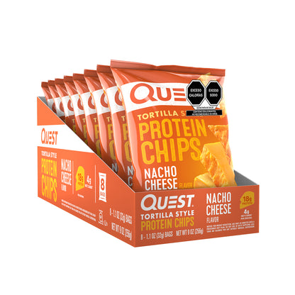 Quest Chips horneadas de proteína sabor Nachos con Queso