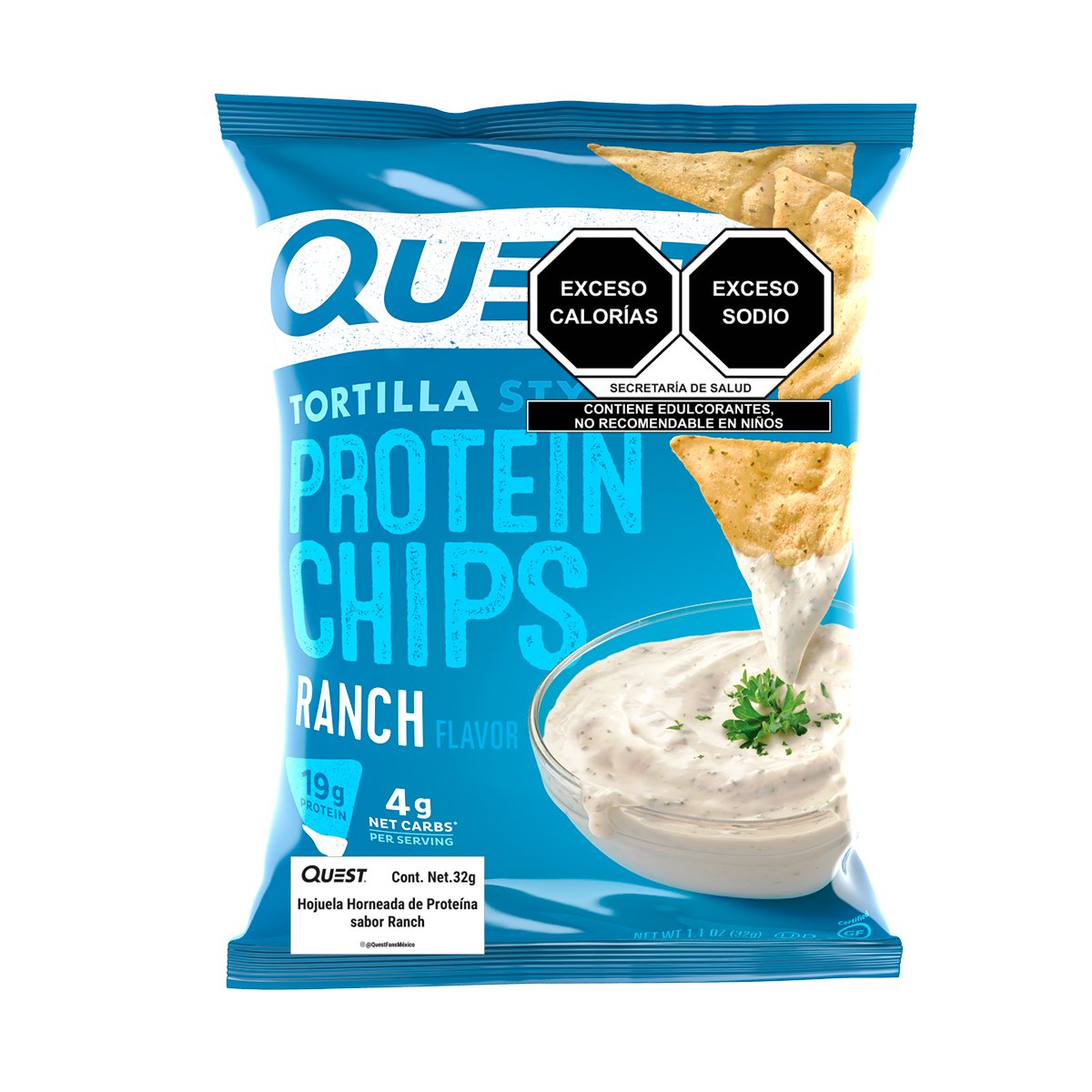 Quest Chips de Proteína Sabor Ranch