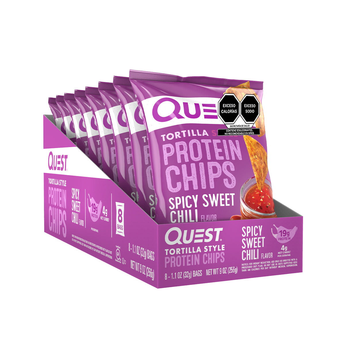 Quest Chips horneadas de proteína sabor Salsa Roja