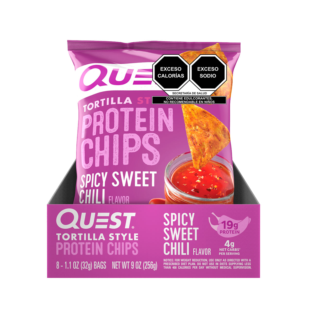 Quest Chips de Proteína sabor Salsa Roja 