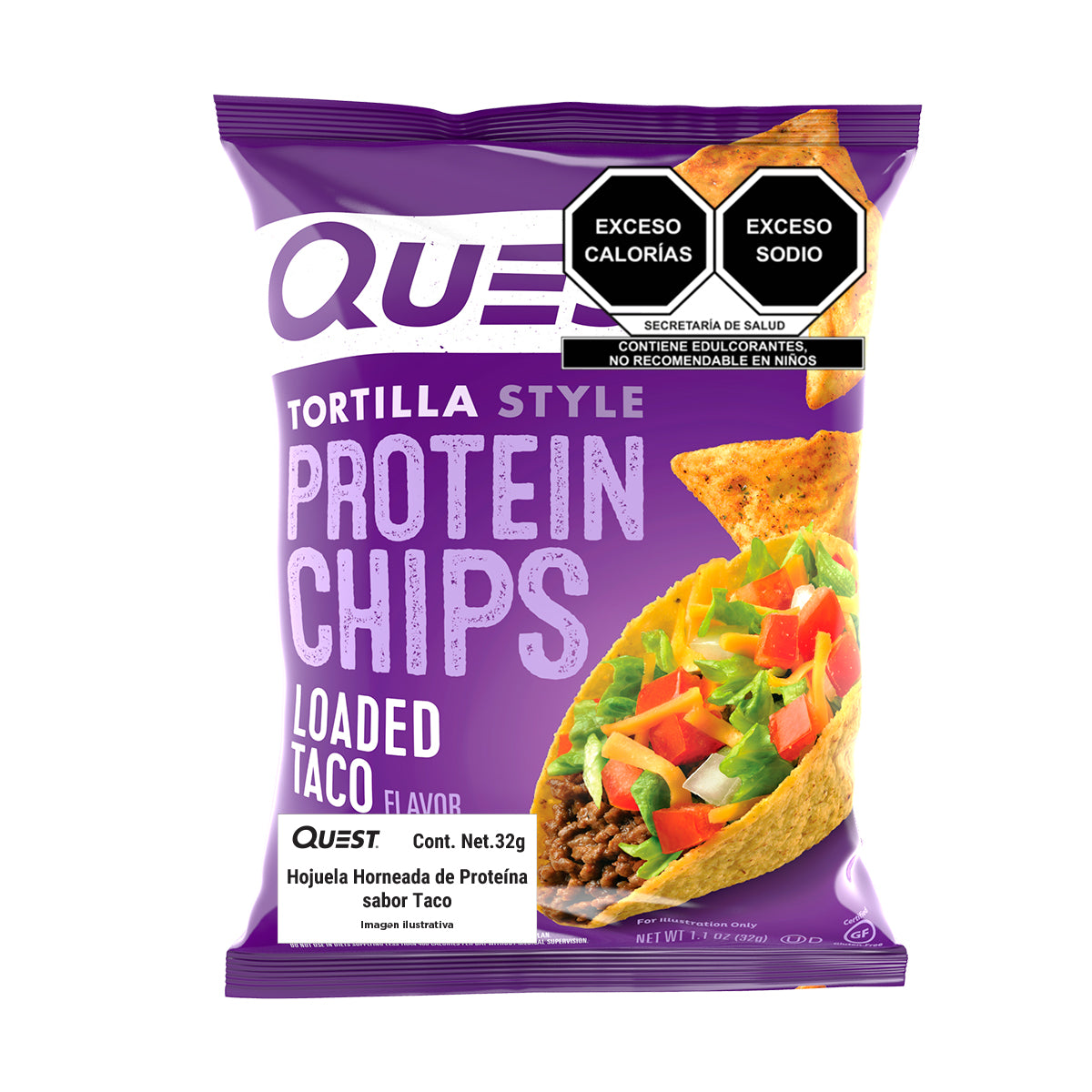 Quest Hojuela horneada de proteína sabor Taco