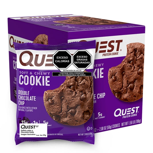 Quest Galleta con doble chocolate con chispas_