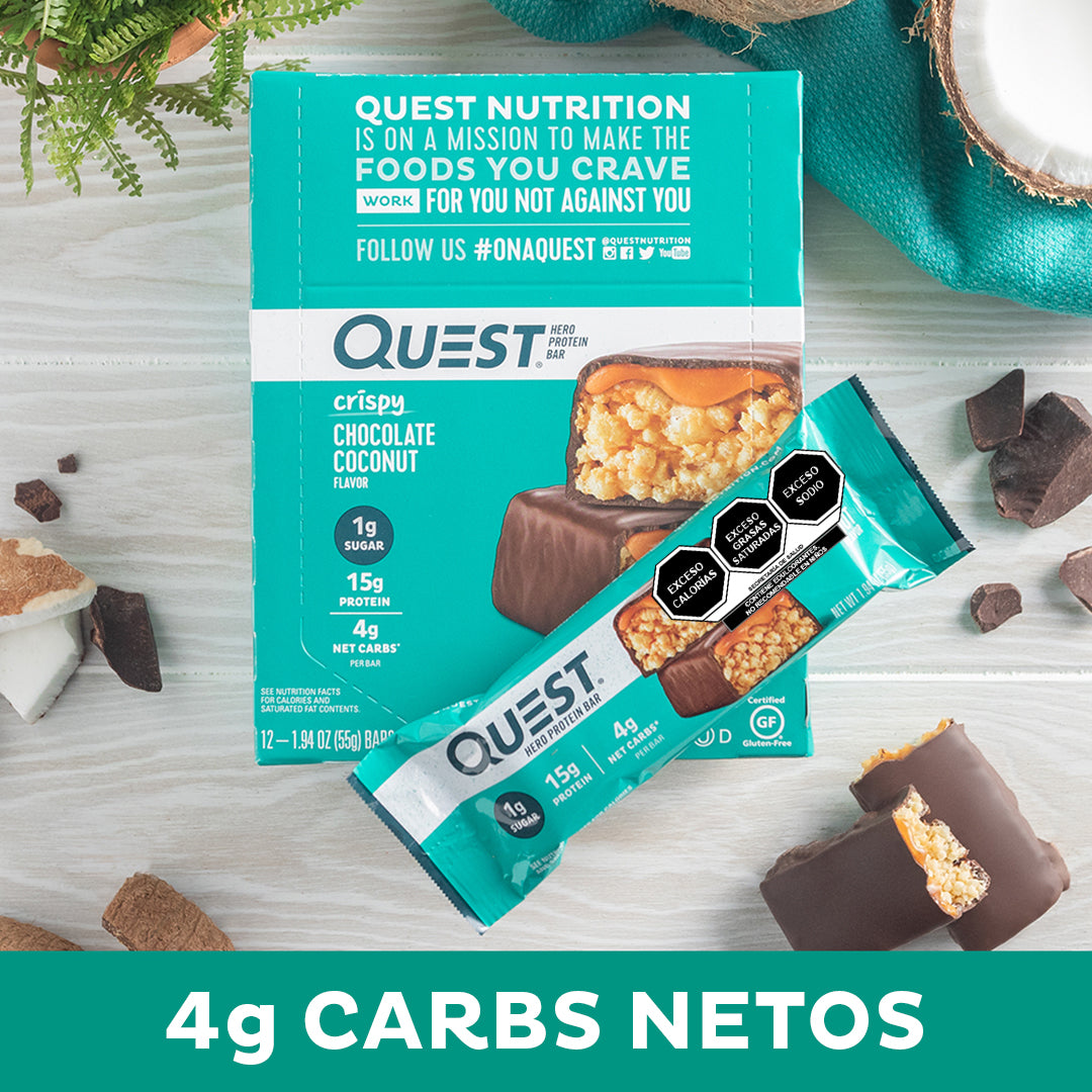 Quest Hero Barra sabor a Chocolate con Coco