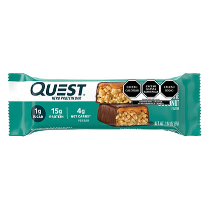 Quest Hero Barra sabor a Chocolate con Coco