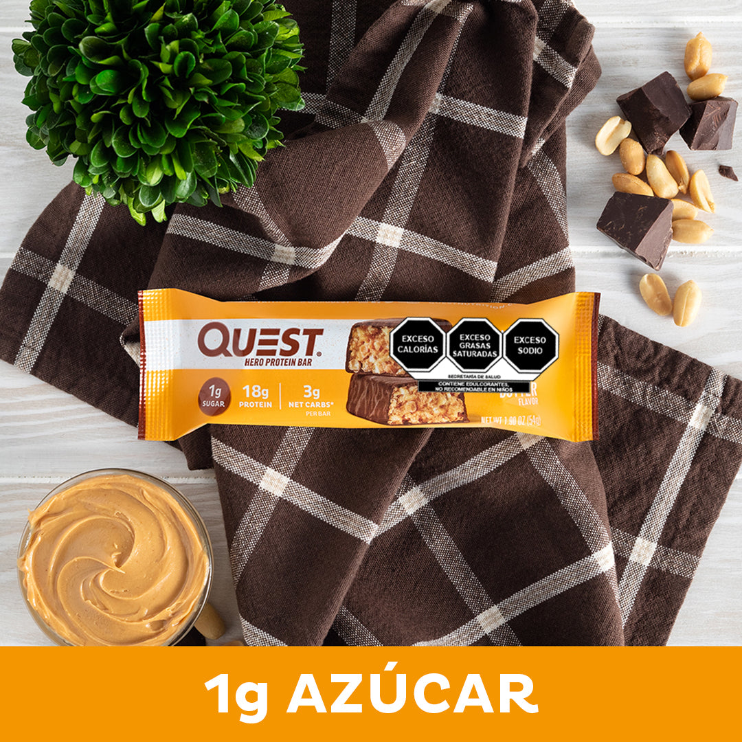 Quest Hero Barra sabor a Chocolate con Crema de Cacahuate