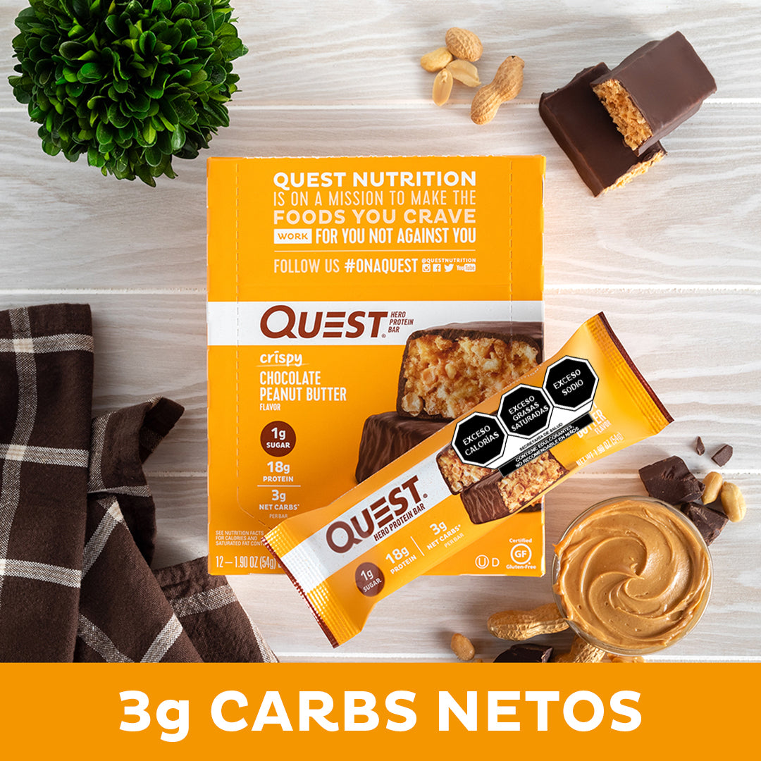Quest Hero Barra sabor a Chocolate con Crema de Cacahuate