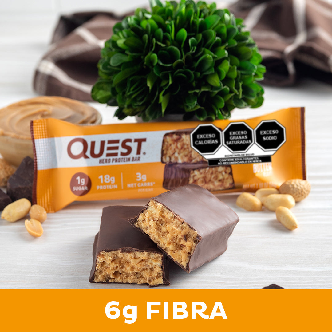 Quest Hero Barra sabor a Chocolate con Crema de Cacahuate