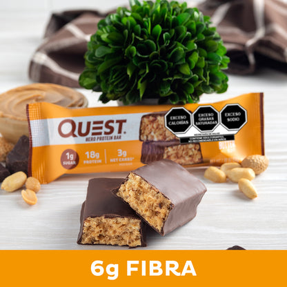 Quest Hero Barra sabor a Chocolate con Crema de Cacahuate