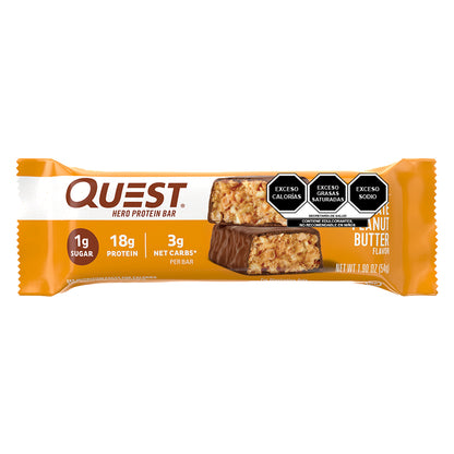 Quest Hero Barra sabor a chocolate con Crema de Cacahuate
