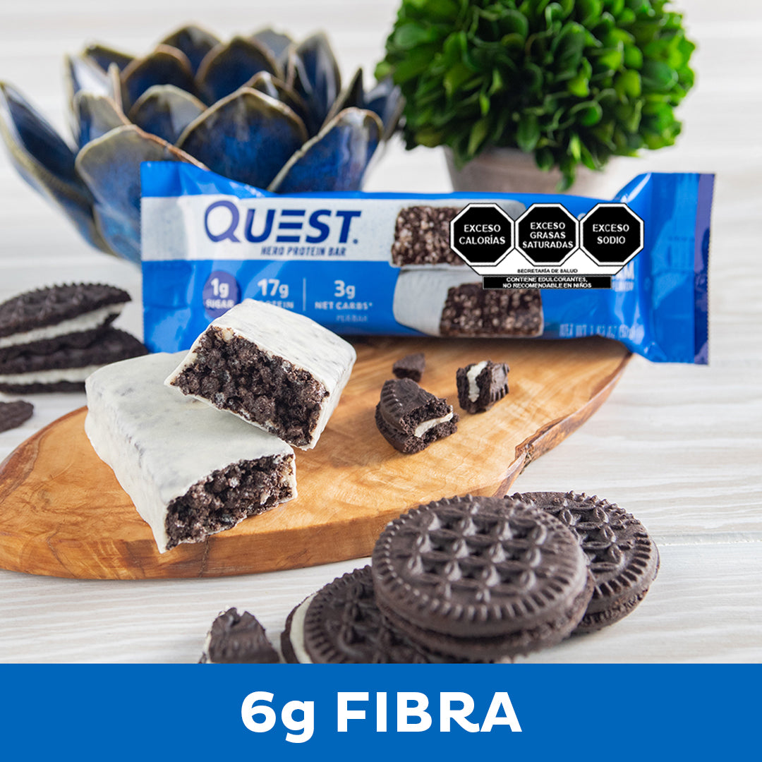 Quest Hero Barra sabor a Galletas con Crema
