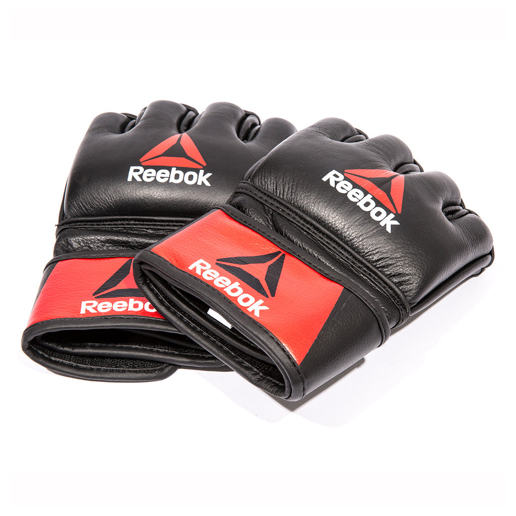 Guantes de piel para combate MMA Reebok | fitnesstown.com.mx