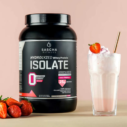Sascha Fitness Polvo de Proteína Sabor Fresa