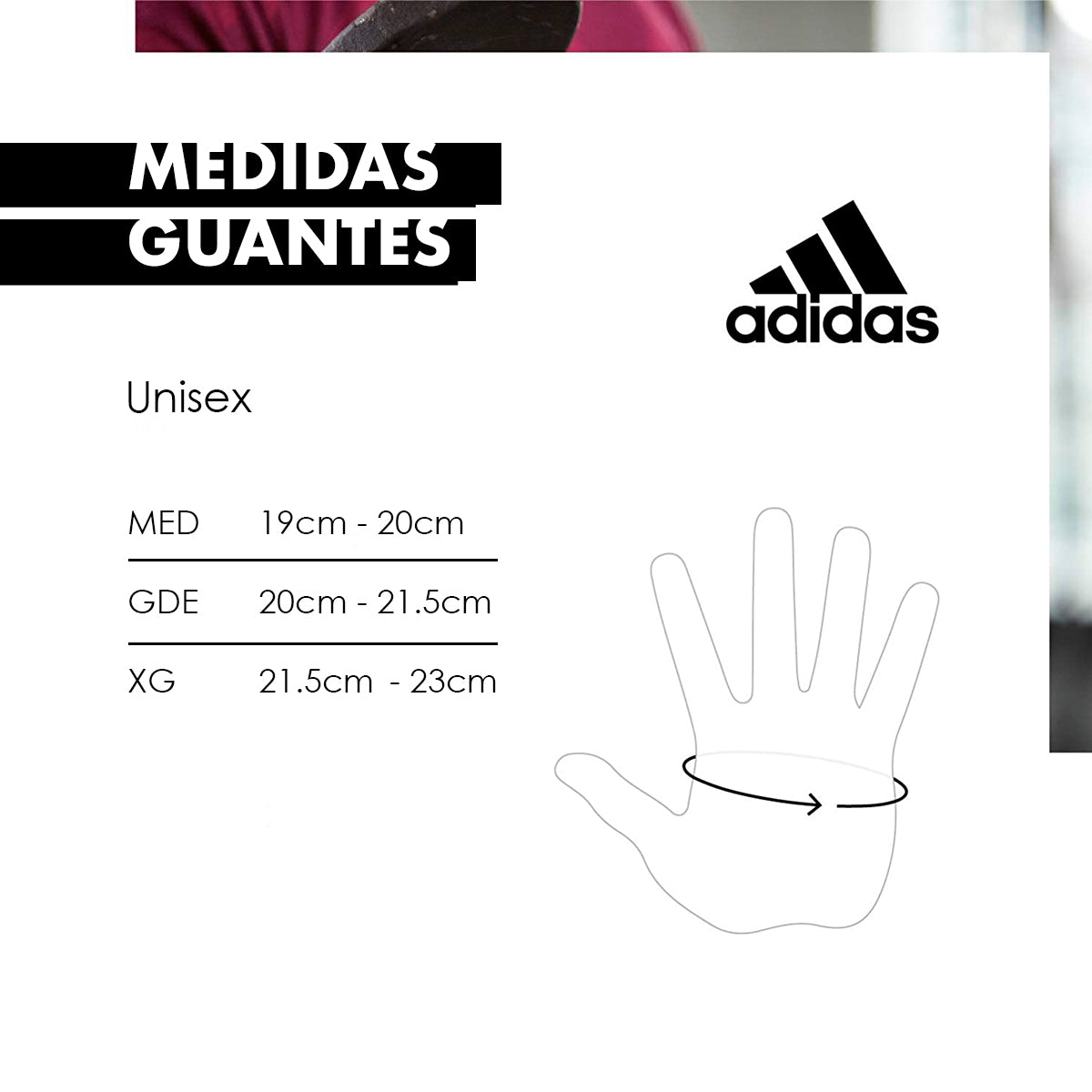 Guantes performance Adidas